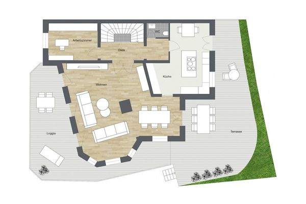 038 - Grundriss Erdgeschoss