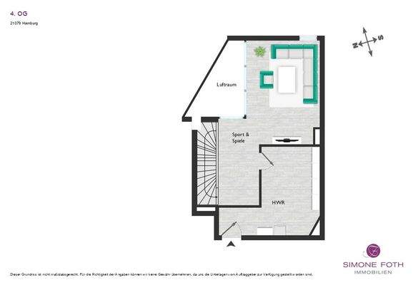 Grundriss Galerie Exposé