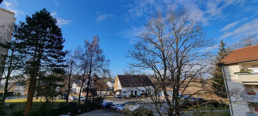 Aussicht vom Balkon