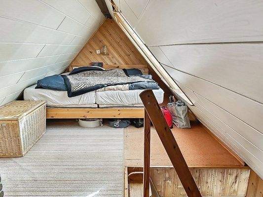 Schlafzimmer Spitzboden
