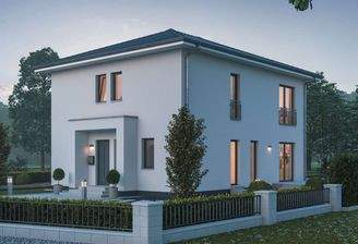 Hausansicht Walmdach