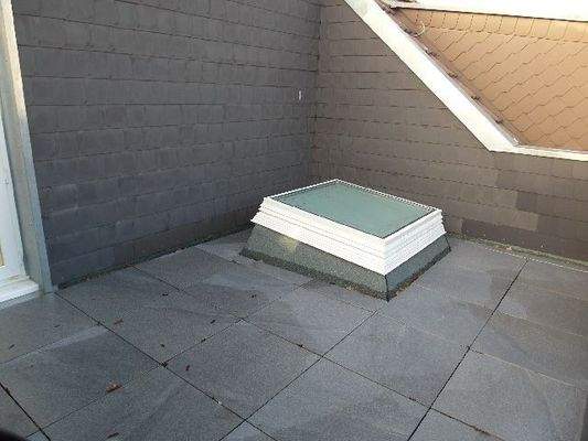 Ihr Dach-Terrassen-Ausschnitt