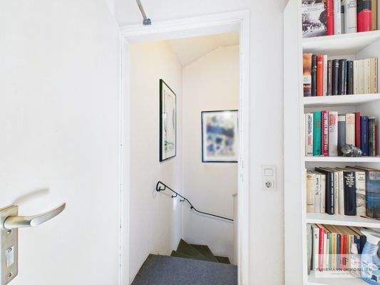 Aufgang zum Schlafzimmer