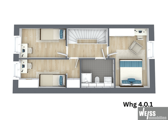 Grundriss Whg. 4.0.1. (OG)