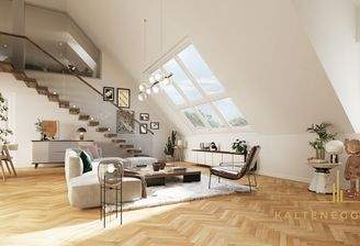 Wohnraum 46,84 m² mit Aufgang zur Galerie