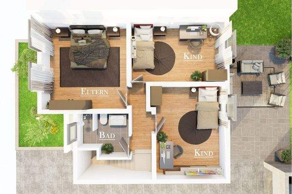 Umbauvorschlag, Obergeschoss