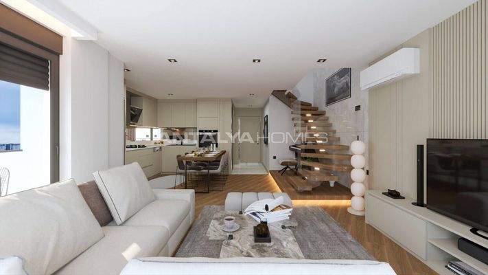 2-Bedroom Standard and Duplex Flats with Pool in Antalya