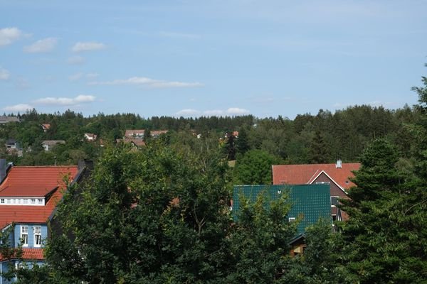 Blick vom Balkon