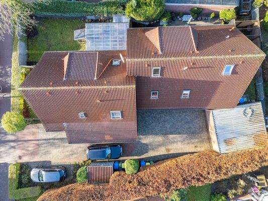 Blick auf das Grundstück