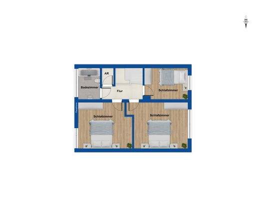 Grundriss Obergeschoss