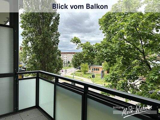 Blick vom Balkon