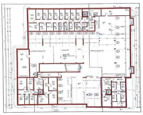 Grundriss Keller und Tiefgarage