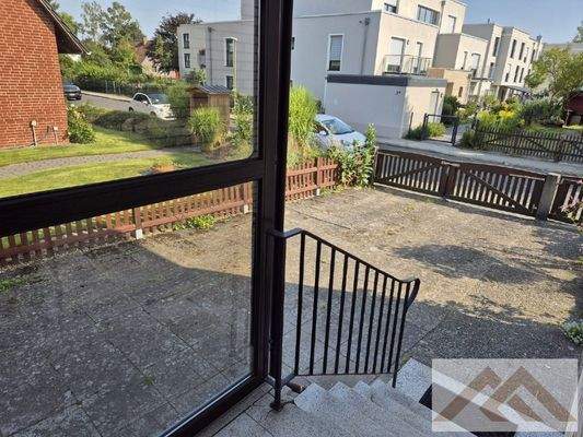 Blick von der Hauseingangtür