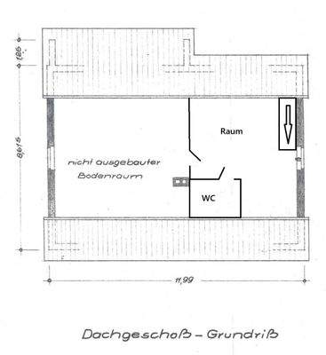 Grundriss Dachgeschoss