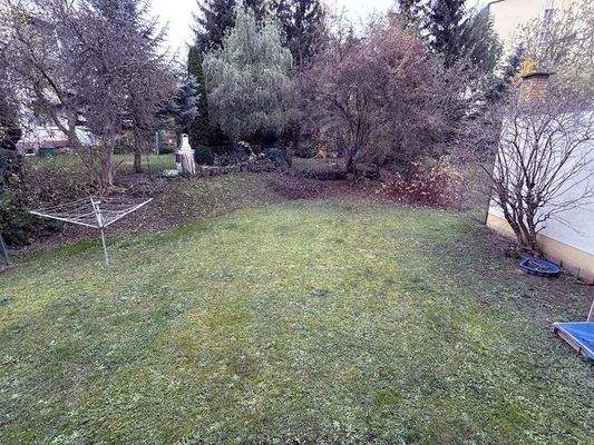 Grünfläche auf der Rückseite