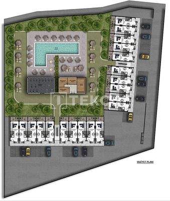 Apartments with Communal Swimming Pool in Bahçeli Girne