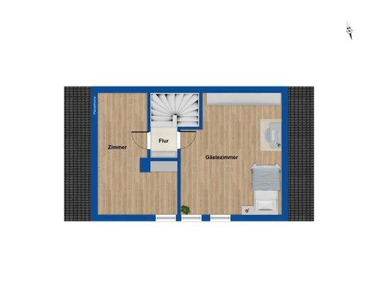 Grundriss - Dachgeschoss