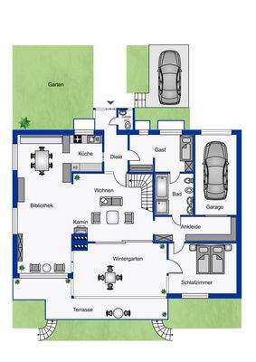 Grundriss Erdgeschoss 