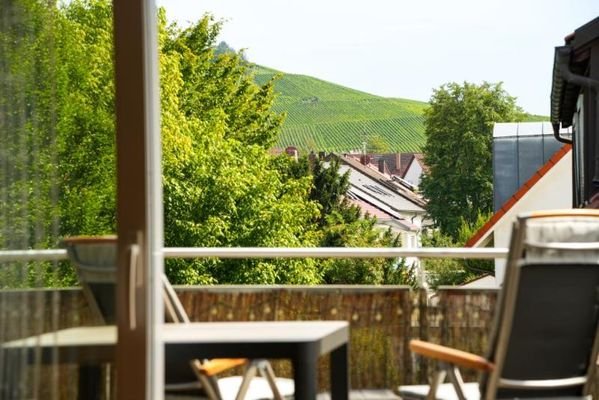 Aussicht vom Balkon