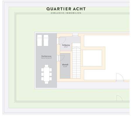 QVIII - GRUNDRISS DACHTERRASSE