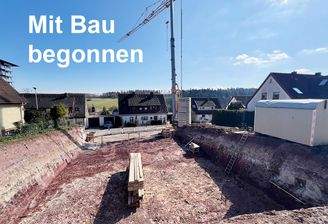 Mit Bau begonnen