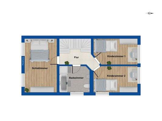 Grundriss 1. Obergeschoss