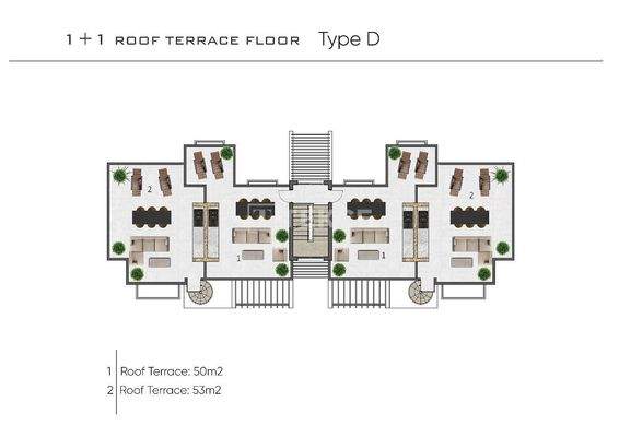 Furnished Apartments Close to the Beach in Girne