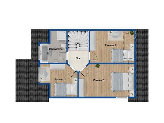 Grundriss Obergeschoss