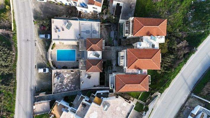 Kreta - 2-Zimmer-Apartment in Kalyves mit Pool- und Meerblick