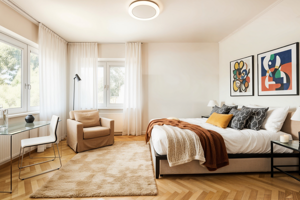 Einrichtungsbeispiel Schlafzimmer