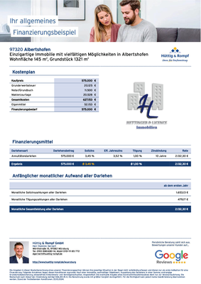 Finanzierungsbeispiel