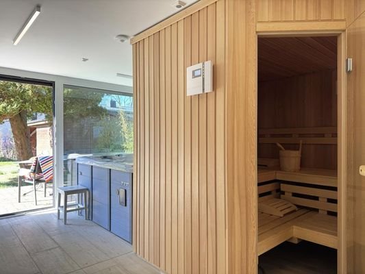 Wellnessbereich mit Sauna