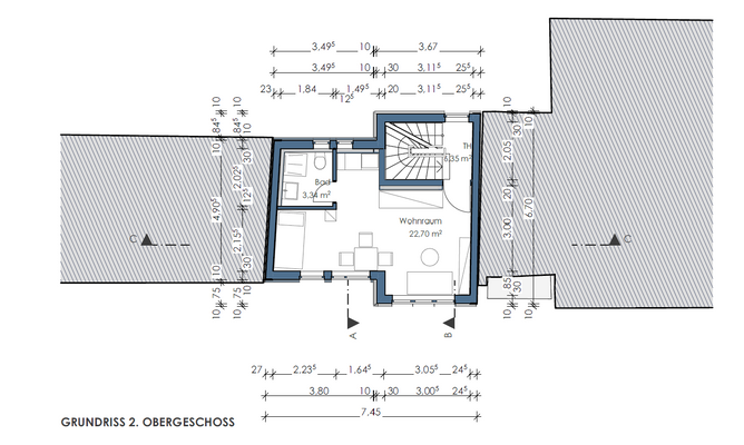 Grundriss 2. Obergeschoss