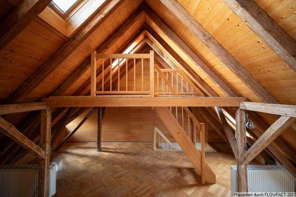 Podest im Dachgeschoss
