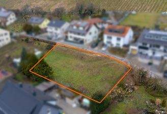 Luftansicht mit Markierung Flurstücke