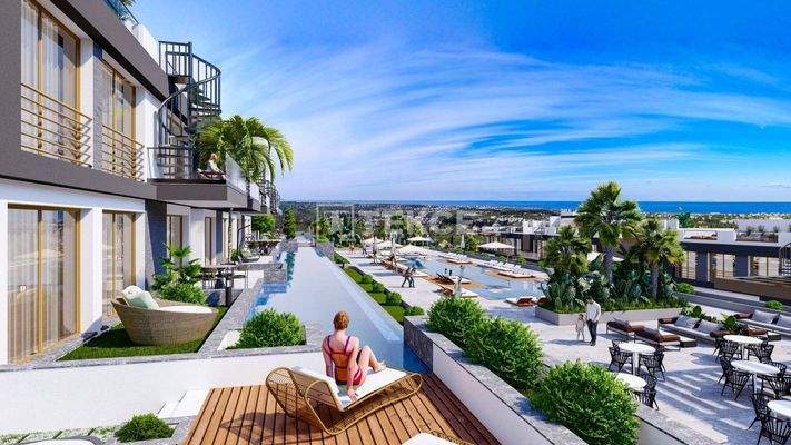 Sea and Nature View Apartments for Sale in Lapta Girne