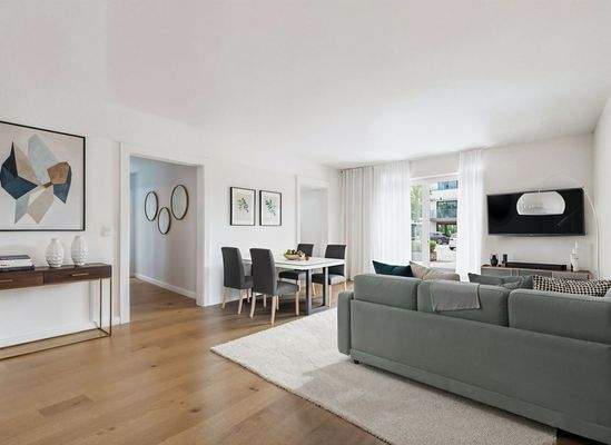 Einrichtungsbeispiel Wohnen-Essen