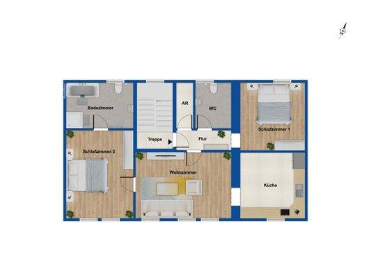 Grundriss Obergeschoss