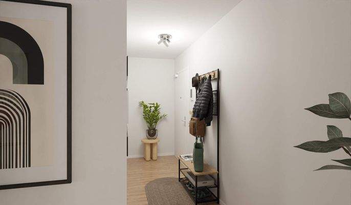 Heller und freundlicher Eingangsbereich