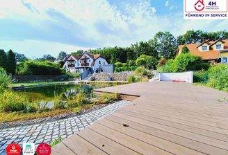 Badeteich und Steg 2 - Blick Richtung Nordwesten