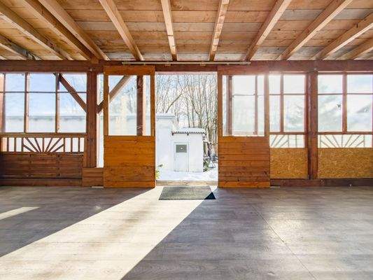 überdachte Terrasse