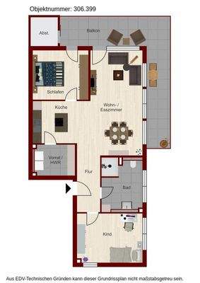Grundriss Whg.Nr.2.3