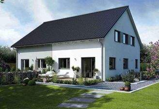 Beispielbebauung Doppelhaushälfte