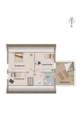 Grundriss Dachgeschoss