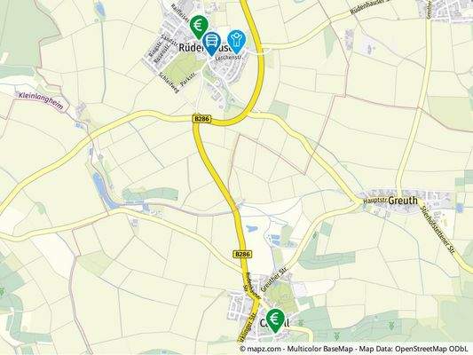 Geolyzer Kartenausschnitt