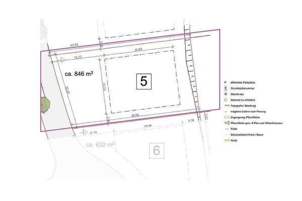 Lageplan Grundstück 5
