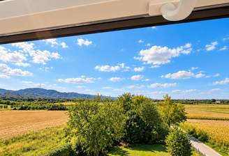 Aussicht aus dem Wohnzimmer