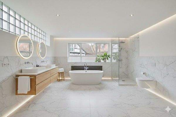 So könnte Ihr Bad aussehen nach möglichem Umbau