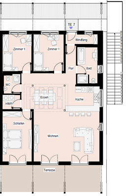Wohnungsgrundriss