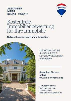 Flyer - Kostenfreie Immobilienbewertung  für Ihre Immobilie   (1)
